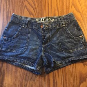 Mossimo supply co sz 11 denim short shorts cotton
